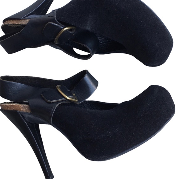 PEDRO GARCIA Platforms Suede heel shoes Size 7.5 - Picture 4 of 6